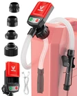 Automatic Electric Fuel Transfer Pump With Auto-stop, 3.8GPM & 51" Red Black New. Price: $99.99.