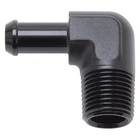 Edelbrock 8169 Pipe To Hose Barb Fitting, 3/8 1/2, Black Anodized New. Price: $37.95.