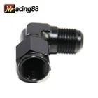 Emusa 1PCS AN6 FEMALE-6AN AN-6 Flare 90 Degree Black Swivel Fitting Adapter New. Price: $14.98.