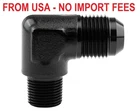 Evil Energy 8AN To 3/8" Npt Male 90 Degree Fitting Adapter Aluminum New. Price: $24.12.