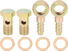 Autohaux 2 Sets 14MM Banjo Internal Diameter Hose Barb Bolt Fittings New. Price: $15.40.