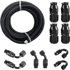 Black Nylon Braided E85 Ptfe Fuel Line 20FT -8AN 10 Fittings Hose Kit New. Price: $79.95.