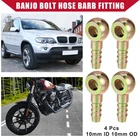 4 Pcs Banjo Bolt Hose Barb Fitting 10MM Id Od Metal For Car Motorcycle New. Price: $13.19.