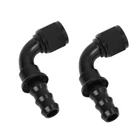 Lokocar 6AN 90 Degree Push Lock Hose Fitting End Fits 3/8" Rubber Fuel Line 2PCS New. Price: $13.99.