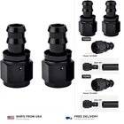 Evil Energy 10AN Straight Push Lock Hose Fitting End Black 2PCS New. Price: $27.80.