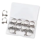 Leontool 10PCS Stainless Steel Mini Fuel Line Pipe Hose Clamp 18-20MM, Silver New. Price: $13.44.