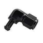 Lencool Racing 6AN Female To 3/8'' Barb Hose Fitting 90 Degree Swivel Aluminum New. Price: $9.99.