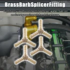 4 Pcs 6MM Y Shaped Hose Barbed Fitting Brass Connector New. Price: $15.22.