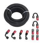 20FT Nylon Stainless Steel Braided Cpe Oil Hose Fuel Line W/ 10AN Fittings Kits. Price: $58.89.