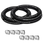 Housun Fuel Line Inch Id, 5/16"+3/8" 5FT Clamps, Black New. Price: $21.02.