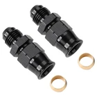 6AN Male Flare To 3/8" Hardline Compression Fitting Adapter Straight Aluminum... New. Price: $25.20.