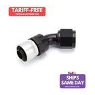 Aeroquip FCL4224, One Black Aluminum 10AN Streetlite Crimp Fitting Fits 45-DEGRE New. Price: $98.70.