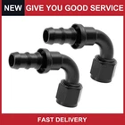 Universal Aluminum AN10 90 Degree Push Lock Hose Fitting End Fuel Line Pack Of 2 New. Price: $21.00.