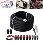 6AN Ptfe Ls Swap Fuel Line Fitting Kit With 25FT Hose + 15PCS E85 New. Price: $83.99.