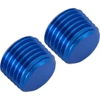Speedway Motors Anodized Aluminum Allen Pipe Plugs Fittings, 1/4" Inch Npt New. Price: $14.99.
