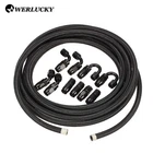 20FEET 4AN-6AN-8AN-10AN-12AN Nylon Braided Cpe Fuel/oil Hose Line & Fittings Set New. Price: $49.95.