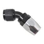 Russell Performance 610103 Full Flow 45 Degree Hose End -8AN Black/silver Alum New. Price: $39.62.