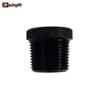 1PCS Black Aluminum Oil Filter With 1/2-28 To 3/4NPT Round Threading Emusa New. Price: $6.49.