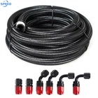 10/16/20FT 6/8/10/AN Stainless Steel Braided Fuel/oil/gas Hose Line Fittings Kit New. Price: $46.99.