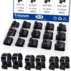 Tnisesm 5/16" Galvanized Steel, 32PCS(1/4" 3/8")KIT-BLACK New. Price: $17.08.