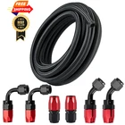 Evil Energy 6AN Fuel Line KIT,AN6 Braided Nylon Hose 10FT, Black&red New. Price: $73.99.