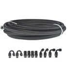 20FT 10 Fittings Hose Kit E85 Black 8AN Nylon Ptfe Fuel Line High Quality New. Price: $67.07.