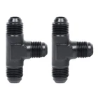 Lokocar 6AN Male Flare Tee Fitting , Black Anodized Fuel Hose Union 2PCS New. Price: $15.99.