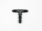 483403-BL Fragola -3 An Tee Bulkhead On Side Fitting Male Flare Aluminum Black New. Price: $22.39.