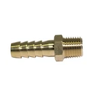 Brass Fuel Connector 3/8 Hose Male 1/4-18 Npt Fitting Ags New Bag. Price: $17.07.