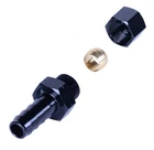 Derale 3/8 Transmission Cooler Line To Npt Hose Barb Black Anodized New. Price: $33.78.
