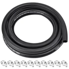 Inch Fuel Line Hose With 10PCS 1/4" ID-10FT, Black New. Price: $15.53.