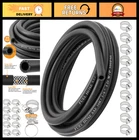 25FT 3/8" Fuel Line Hose Push Lock Nbr Rubber Sae 30R7 300PSI + 10 Clamps - Auto New. Price: $59.39.