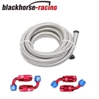 20FT 3/8 6AN Fuel Line Hose Steel Nylon Braided Oil Swivel End Fitting New. Price: $40.58.
