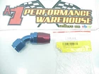 New Goodridge -10 An 45 Reusable Red/blue Swivel Hose End Fitting #7. Price: $15.00.