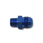 Russell Aluminum An To Npt Pipe Adapter - Blue Reusable Fitting New. Price: $16.42.