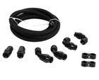 Lokocar 10AN Ptfe Fuel Line Kit AN10 E85 Nylon Braided Hose Fitting 10FT Black New. Price: $39.99.