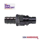 Jiffy-tite 32508P, One Black Aluminum Q/r Plug #8 Push Lock Hose End- Valved New. Price: $42.33.