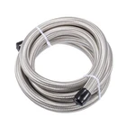 Autohaux 8FT Universal Car Braided Oil Fuel Gas Line AN10, Silver Tone New. Price: $43.18.