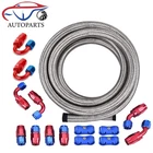 20FT AN6 -6AN AN-6 3/8 Fitting Stainless Steel Braided Oil Fuel Hose Line Kit New. Price: $51.89.