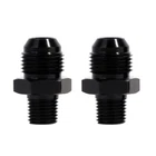 8AN Male Flare To 1/8" Npt Pipe Fitting Adapter Aluminum Straight Black 2PCS New. Price: $9.99.