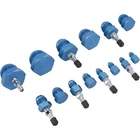 Complete Hose Test Fitting Kit, Easy To Use, Detects Leaks, Anodized Aluminum New. Price: $92.99.