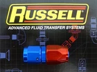 Russell 610020 Hose End Fitting Straight Full Flow AN6 -6 Red Blue Aluminum New. Price: $14.95.