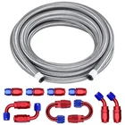 Piodelo Universal 6AN 3/8 20FT Fuel Line Hose Kit AN6 Cpe Nylon Stainless Steel New. Price: $89.98.