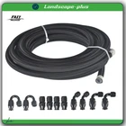 8AN Nylon E85 Ptfe Fuel Line 20FT 10 Fittings Hose Kit Black New. Price: $57.92.