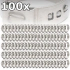 100X Hps 304 Ss Oetiker Style Ear Hose Clamps Fit Range 9.4-11.9MM, 7MM Bw New. Price: $31.03.