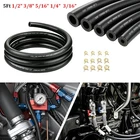 5FT 300PSI Push Lock Nbr Rubber Hose Fuel Line W/clamps Black For Toyota. Price: $35.99.