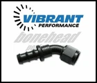 Vibrant Performance 22412 45 Degree Push-on Hose End Fitting; Size: -12 New. Price: $46.79.
