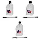 5.5 Gallon Motorsport Container White And Deluxe Hose (3 Pack) New. Price: $137.20.