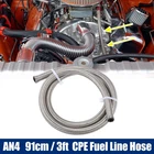 3FT AN4 Auto Braided Stainless Steel Cpe Oil Fuel Gas Line Hose Silver Tone New. Price: $17.74.