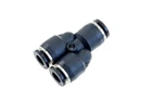 Redhorse 4730-04-04-2 Push To Connect Black 1/4" Vacuum Fitting Y Union New. Price: $16.33.